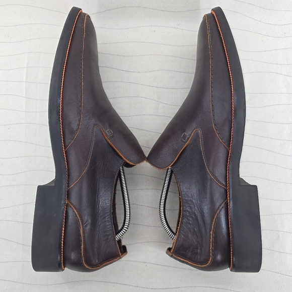 Toschi Mens CarbonLite Loafers Brown Orange Soft Leather CIS Equipped Size 11.5 main image 7